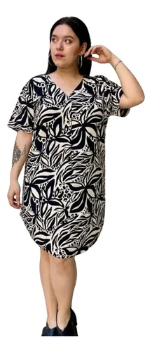 Vestidos de fibrana talles grandes hotsell