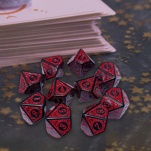 3 Juego De Dados Poliédricos De 2-6 Paquetes De 10x, 16 Mm
