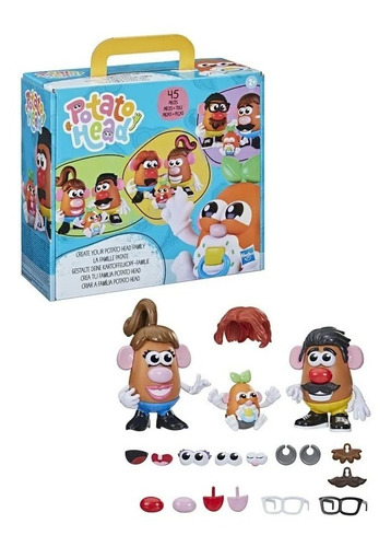 Imagen 2 de 9 de Cara De Papa Potato Head Crea Diseña Tu Familia 45 Pcs Ed