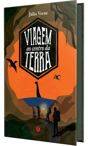 Viagem ao centro da Terra - Edição de Luxo, de Verne, Julio. Book One Editora, capa dura em português, 2021