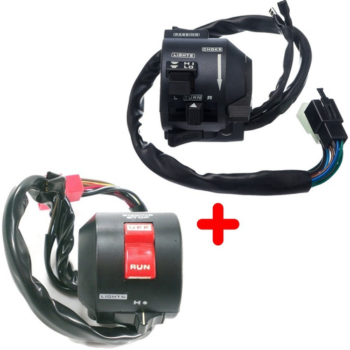 Imagem 1 de 3 de Kit Chave Punho Luz + Punho De Partida Honda Cbx 200 Strada