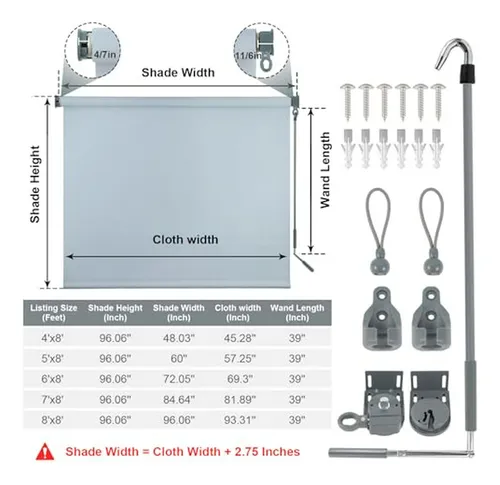 Cortina Enrollable Exterior Protección Solar Para Patio Perg