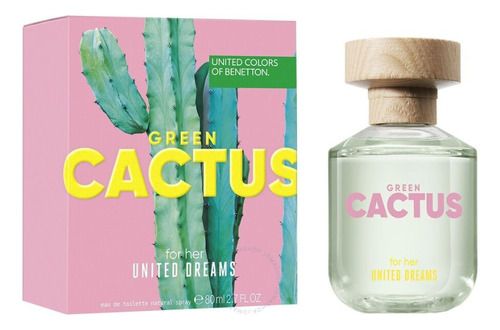 Benetton Green Cactus Edt - Perfume Feminino 80ml