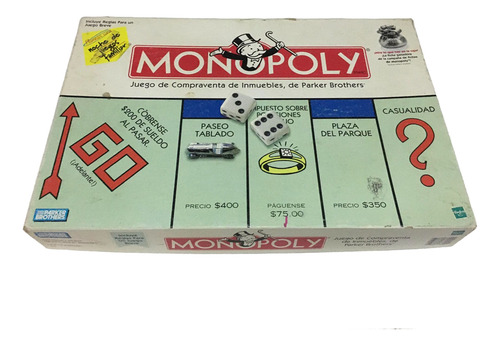 Juego Mesa Monopoly Hasbro Retro (Usado)