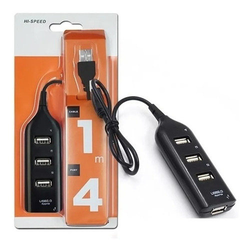 Hub Usb 4 Puertos Extension Multiplicador Adaptador Usb 2.0