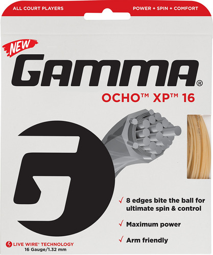 Gamma Unisex Ocho Xp 16 Nat, Natural, 16g - Juego Individua.