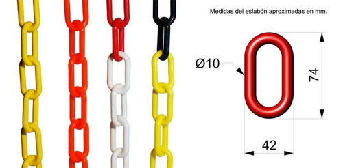 Cadena Plastica 106 Manyplast - 10x42x74 X Metro