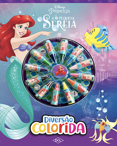 Livro Disney - Cores - A Pequena Sereia