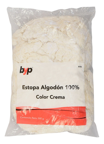 Estopa Byp Algodón Crema 500 G