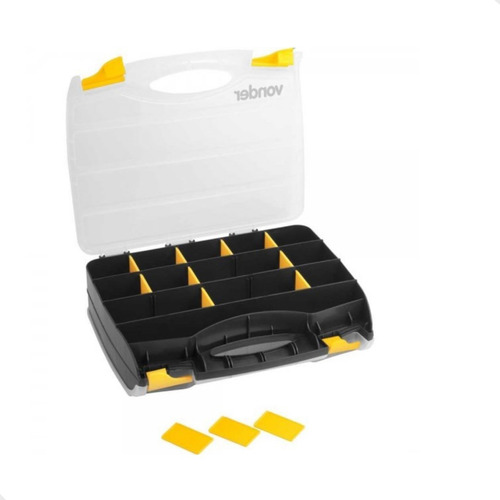 Organizador Plástico Parafusos Pesca Prego Carga 5kg Vonder Cor Transparente