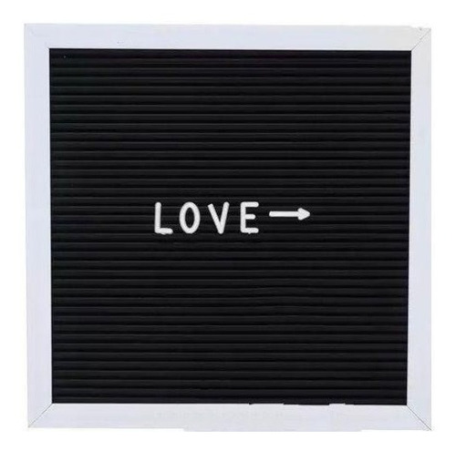 Quadro Mural Letreiro Preto Letter Board 182 Caracteres