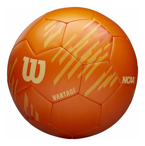 Balón Wilson Vantage Calidad Premium Fútbol Número 5 Soccer Color Naranja