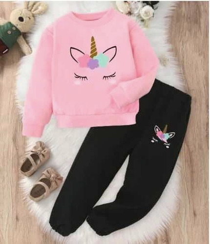 Conjunto Deportivo, Pantalón Más Sweter Shein Unicornio