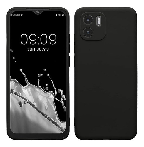 Case + Mica Para Celular Dreycom Redmi A2, Negro