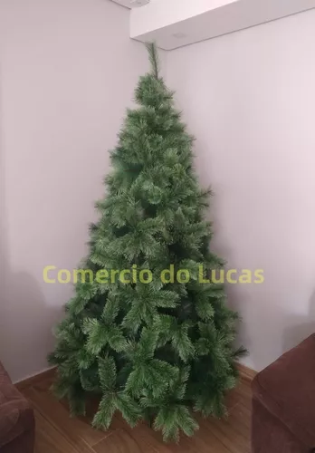 Árvore De Natal Pinheiro Neve Luxo 2,10m 566 Galhos A0321n