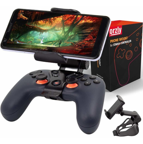 Orzly Phone Mount Clip For Use With Google Stadia Controller