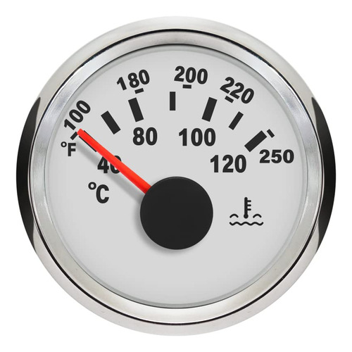 Eling Medidor Temperatura Agua °f In Luz Fondo