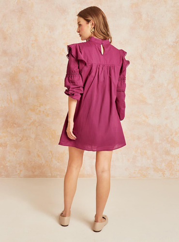 Vestido Boho Bordado
