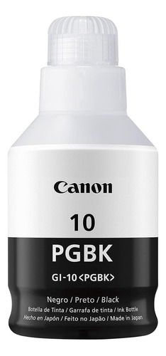 Tanque De Tinta Canon Gi-10 Negro 170ml