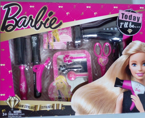 Barbie Today I'll Be... Hair Stylist. Set De Peluquería.