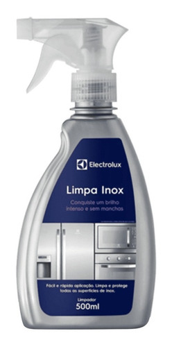 Limpa Inox Líquido Electrolux Com Secagem Rápida - 500ml