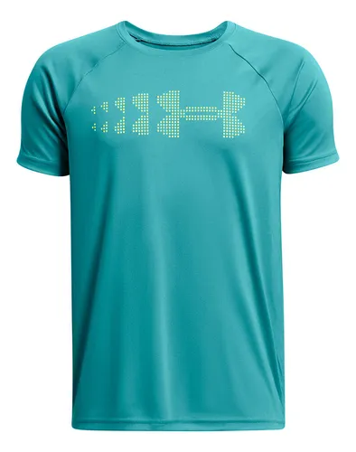 Polera Manga Corta Stadium Light Niño Azul