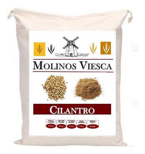 10 Kg Semilla De Cilantro Molida Polvo