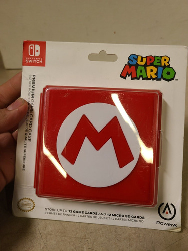 Powera Premium Game Card Case Super Mario  M  Symbol 150 Mme