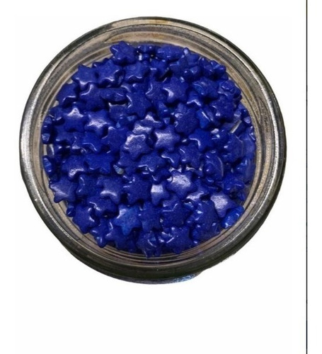 Sprinkles Granas Comestibles Forma Estrella 50 Gr Azul