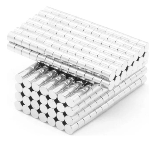 Imã Neodímio 3x3 Redondo Pequeno 3mm X 3mm N35 - 50 Peças