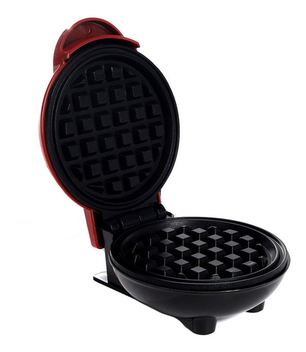 Waflera Mini Maquina Waffles Pequeña Redonda Hacer Desayunos