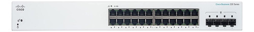 Switch Cisco Business Cbs220-24t-4g-ar + 4 Puertos Sfp