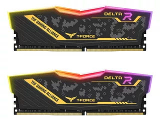 Memoria Ddr4 16gb 3200 Cl16 T-force Delta 2 Tuf Rgb