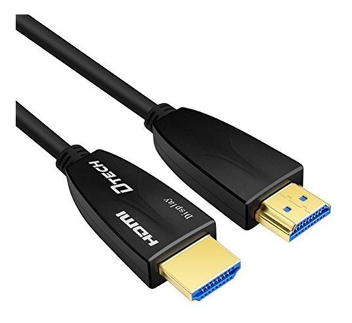 Cable De Fibra Optica Dtech 32ft Hdmi 4k A 60hz 18gbps Hdr S