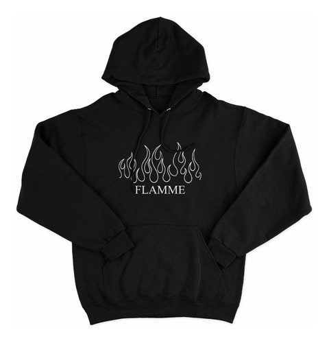 Buzo De Frisa Flamme - Aesthetic Hoodie Grunge Goth Tumblr