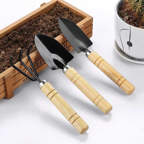 Set De 3 Herramientas Para Jardín Huerto Plantas Jardinería