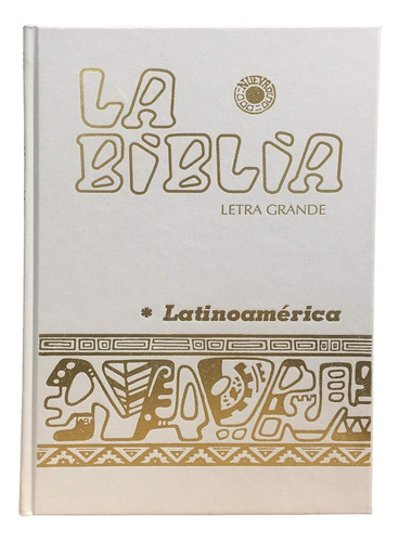 Libro Biblia Latinoamericana Con Uneros Letra Grande Tapa