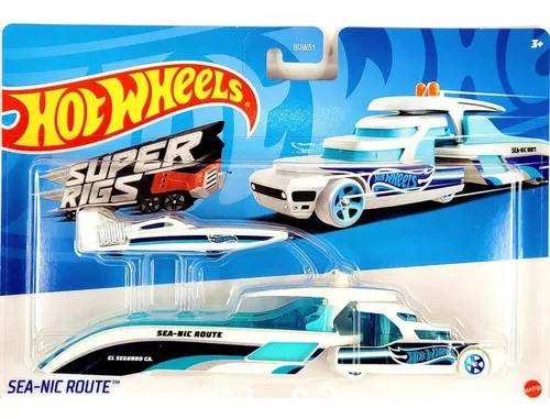 Caminhão de Transporte Hot Wheels com Carrinho - Super Rigs