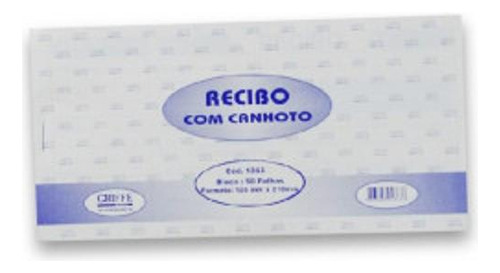 Recibo Comercial C/canhoto Griffe 50f C/20 .1363-3