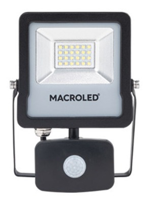 Reflector 20w Macroled Frio 6500k C/sensor Ip65 1800 Lumen