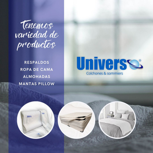 Colchón Alta Densidad 80x190 Saturno Universo Pillow Gris