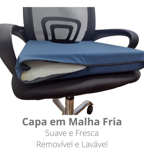 Assento Almofada Coccix Escara Hemorroida Abertura Traseira