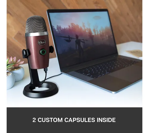 Logitech Blue Yeti Nano Micrófono Usb Color Chocolate (Reacondicionado)