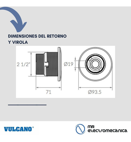 Imagen 8 de 10 de Kit Vulcano Pileta Hormigón: Skimmer 38 Cm. + Accesorios