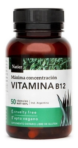 Vitamina B12 | Gluten Free | Vegan | X50 Cáps