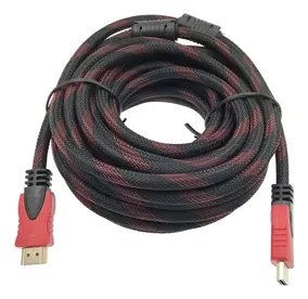 Cg Cable Hdmi 1,5 Metros A Hdmi Full Hd para Ps3 Ps4 dvd Tv Led Negro y Rojo