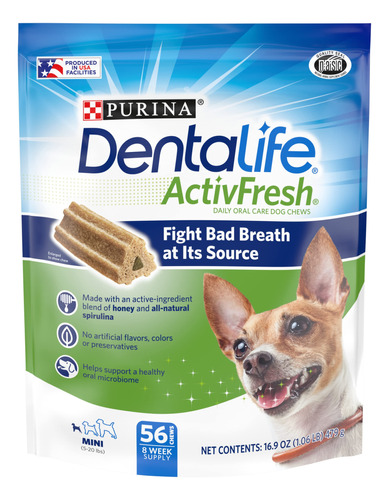 Dentalife Purina Activfresh Daily Oral Care Mini Masticable.