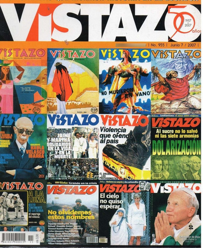 Revista Vistazo De Colección 50 Años.