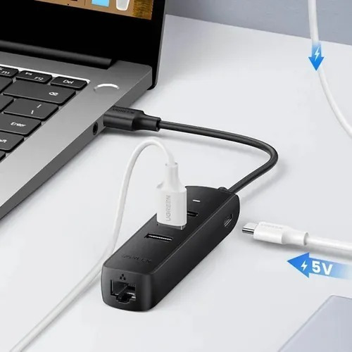 Adaptador Ugreen Usb 2.0 A Rj45 100mbps Macbook iMac Lap Pc