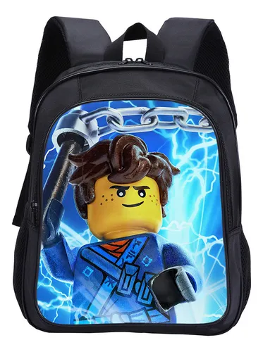 Mochila Escolar Infantil Lego Ninja Ninjago De 13 Pulgadas D